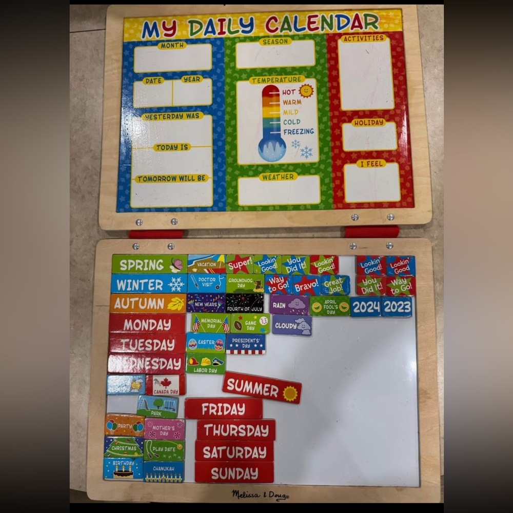 Melissa & Doug My Daily Calendar Learning Toy